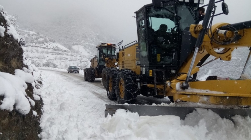 Amasya’da 84 köy yolu ulaşıma kapandı