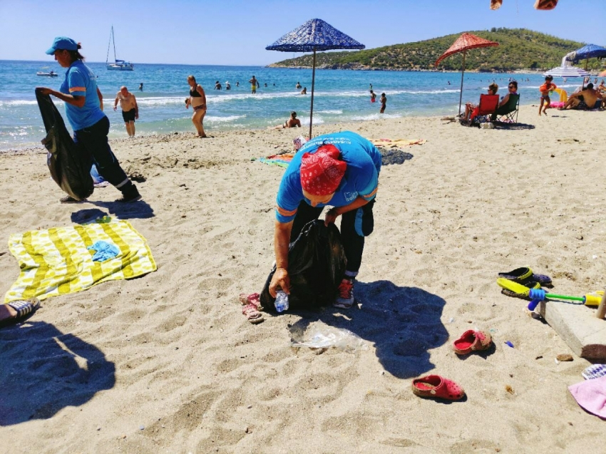  9 günlük bayram tatilinde plajlardan 3500 ton atık toplandı