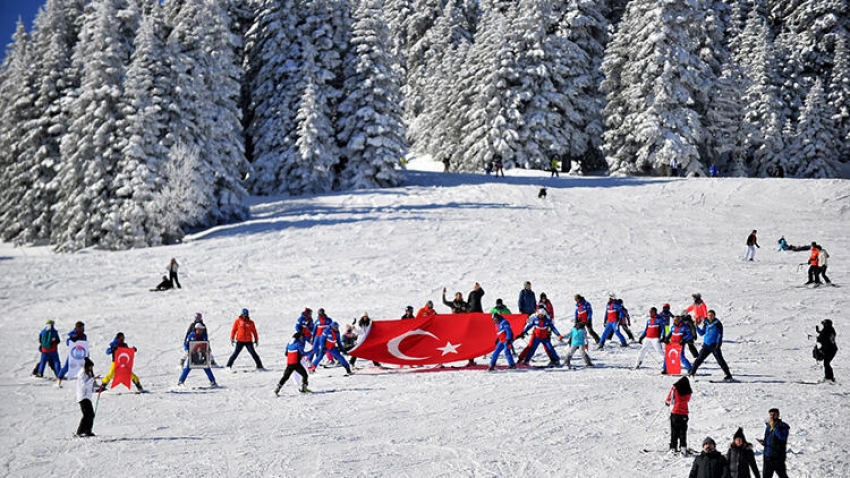 Uludağ'da Yunanistan protestosu