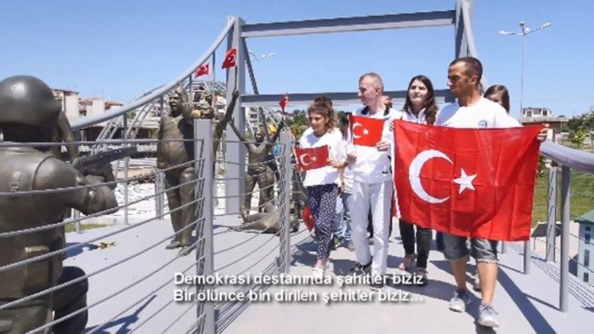 Özel çocuklardan 15 Temmuz şehitleri klibi