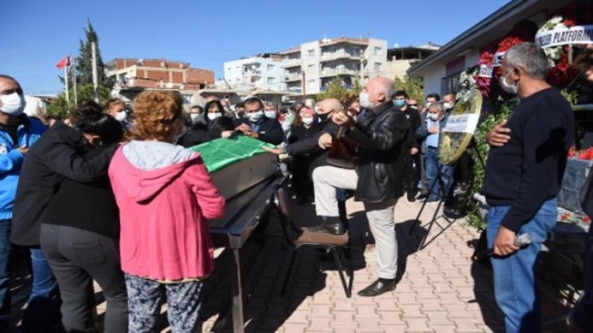 Göztepeliler Ali Çağın Kaygusuz'u sonsuzluğa uğurladı