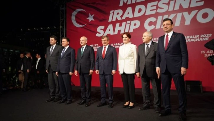 6'lı masa liderlerinden Saraçhane'de açıklamalar