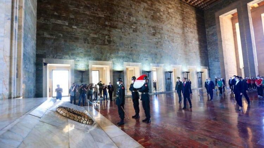 Anıtkabir'de 19 Mayıs töreni