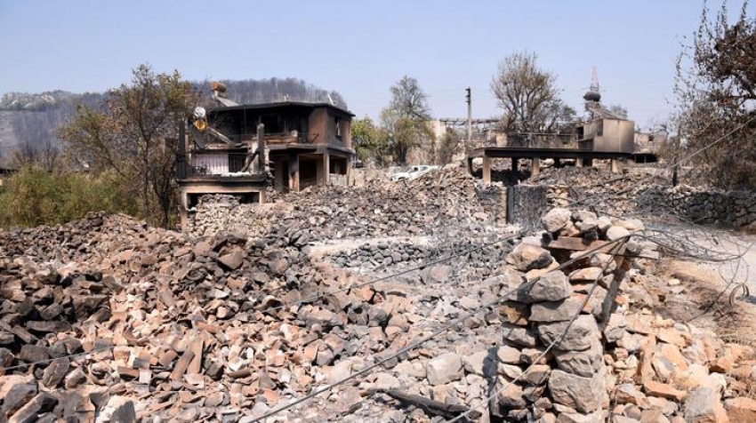 Yangından etkilenen yerler için Mücbir Sebep Hali ilan edildi