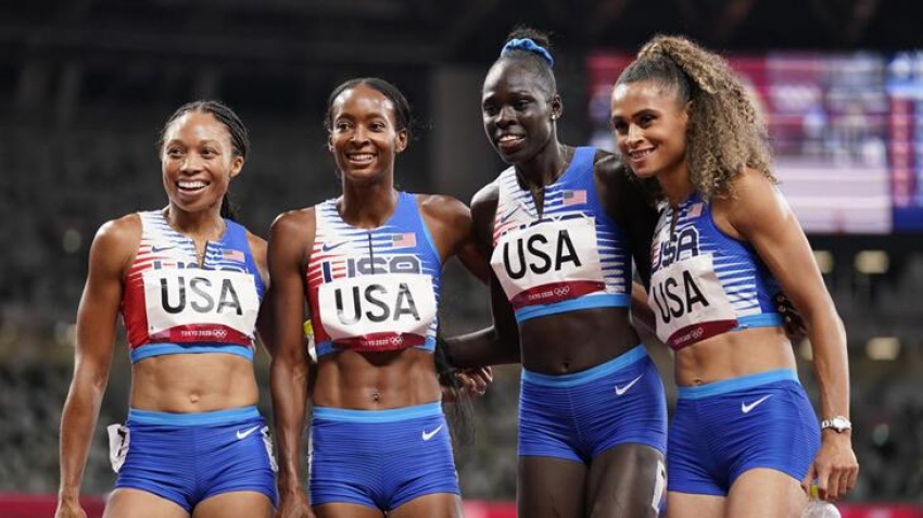 4x400 metre bayrak yarışında altın madalyayı ABD kazandı