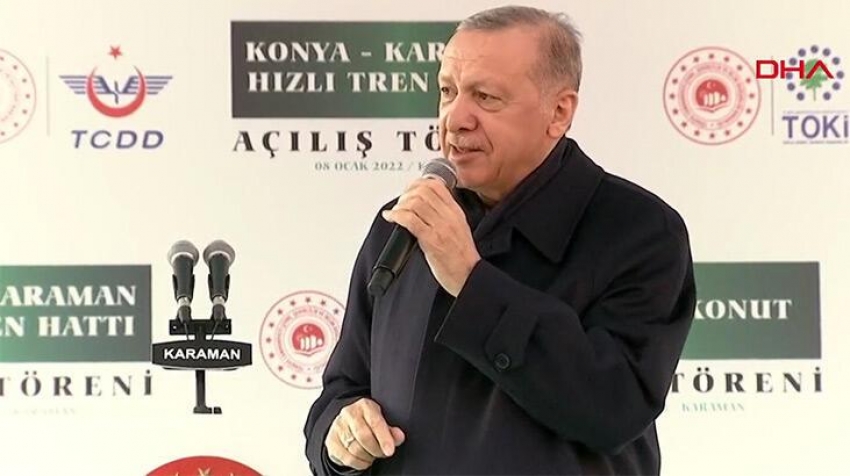 Erdoğan'dan ulaşım yatırımları hakkında açıklama