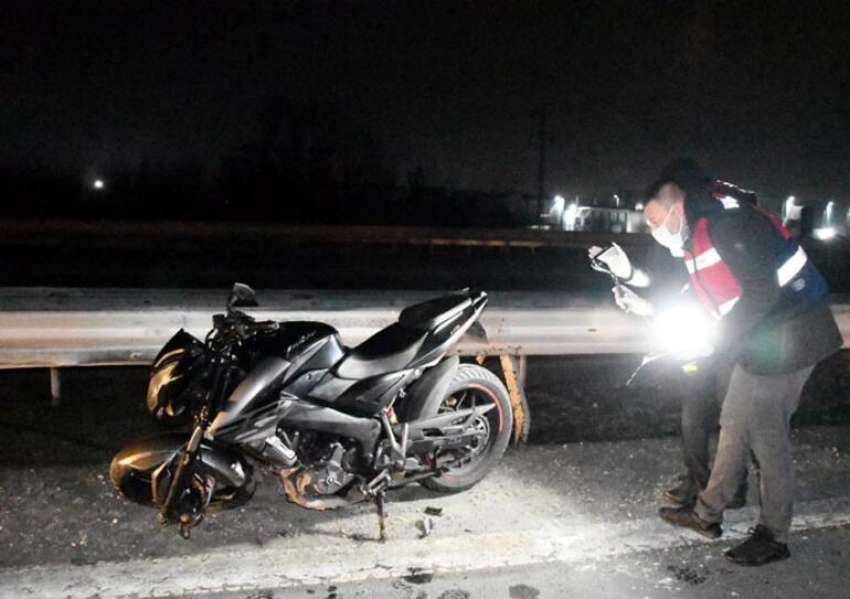 Bursa plakalı motosiklette korkunç ölüm!