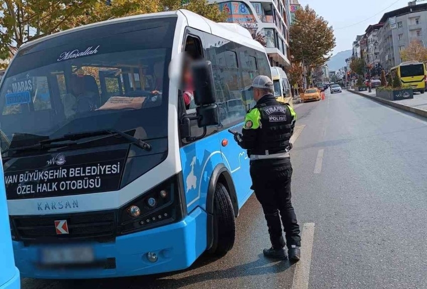 17 araç trafikten men edildi