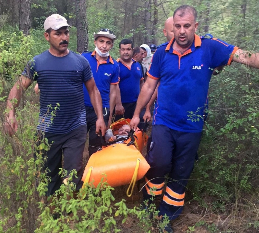 Yaşlı vatandaşı AFAD kurtardı