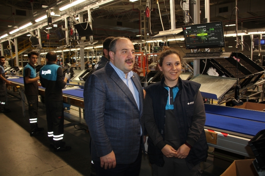 Sanayi Bakanı Varank, Tekirdağ’da fabrikaları ziyaret etti