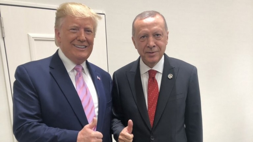 Erdoğan ve Trump’tan G20’de samimi poz