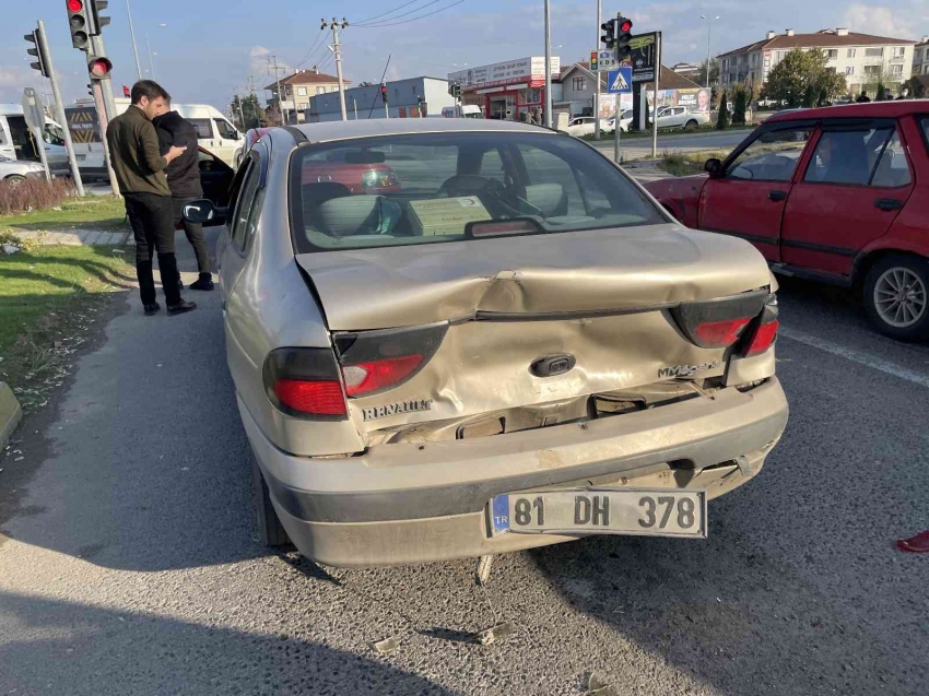 Işıkta durunca zincirleme kaza oldu