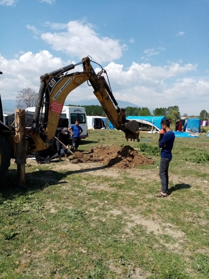 İnegöl’de mevsimlik işçilerinin kalacağı yerler düzenleniyor