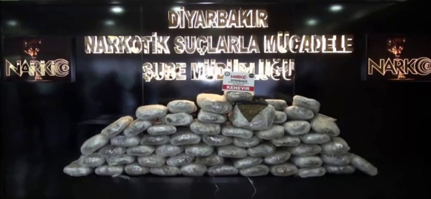 Diyarbakır’da uyuşturucu tacirlerine büyük darbe