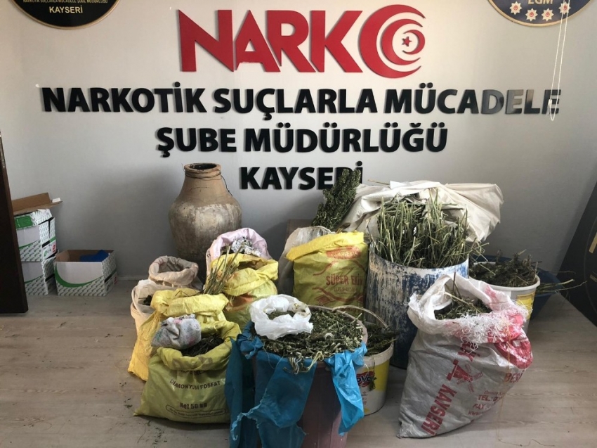 58 kilo esrar ele geçirildi