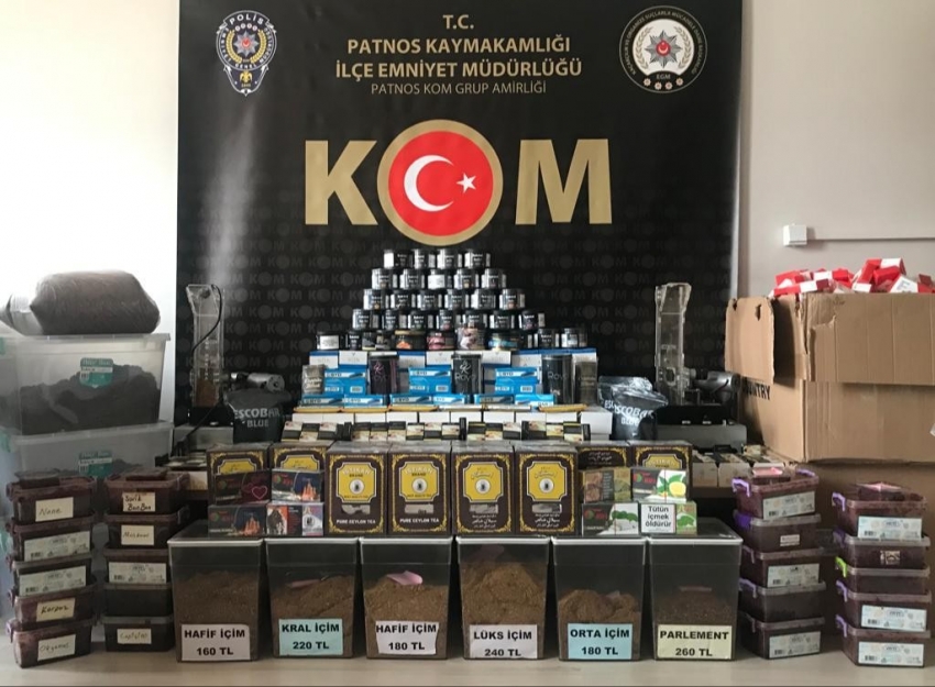 Gümrük kaçağı ürün operasyonu