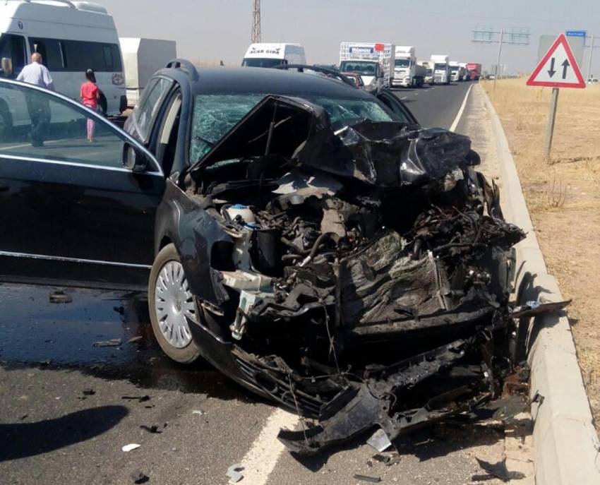 Nusaybin’de trafik kazası: 9 yaralı