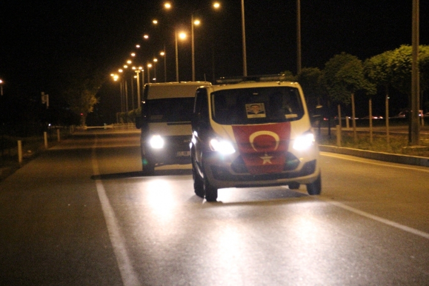 Trabzonlu şehit memleketine uğurlandı