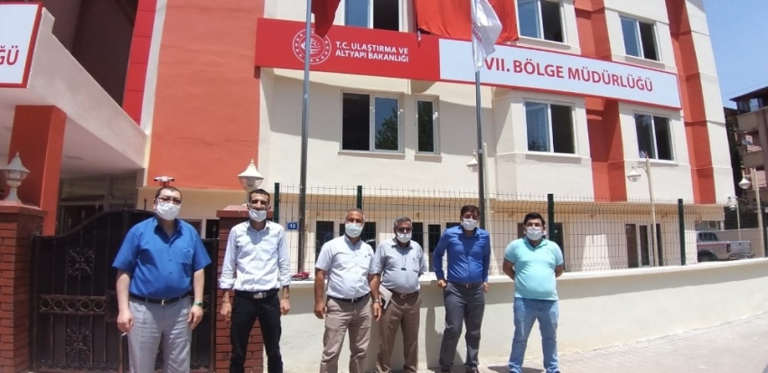Türk Ulaşım Sen’den Bölge Müdürü Miçillioğlu’na ziyaret