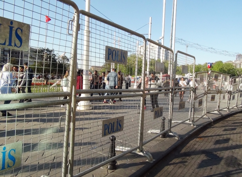 Taksim ve İstiklal Caddesi’nde 1 Mayıs öncesi güvenlik önlemi