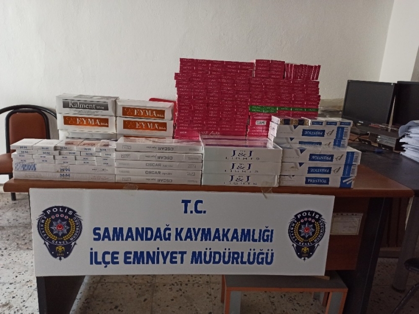 Samandağ’da 660 paket kaçak sigara ele geçirildi