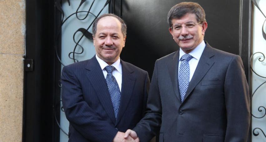 Davutoğlu, Barzani ile görüştü