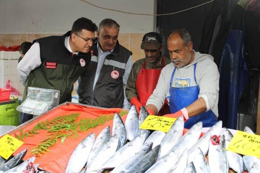 Balıkçılar denetlendi