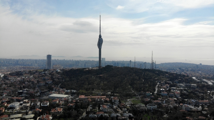 Çamlıca Kulesi manzarasıyla mest etti