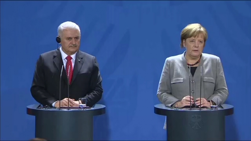 Yıldırım-Merkel görüşmesi sonrası önemli açıklamalar