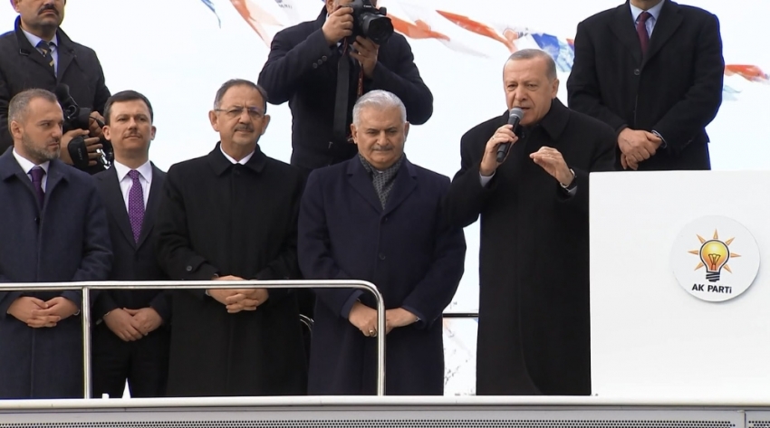 Erdoğan: PKK’nın kol kola girdiği CHP’ye...