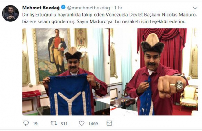 Devlet Başkanı Maduro ‘Diriliş’ hayranı çıktı