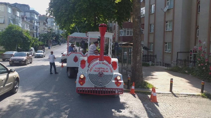 Nostalji gezi treni ilk deneme sürüşünü yaptı