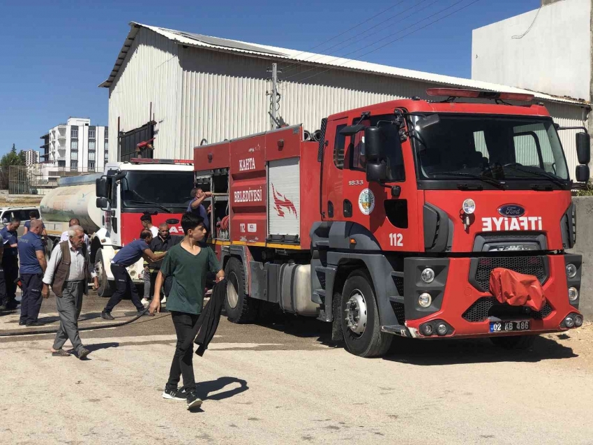 Cansız manken atölyesinde yangın paniği