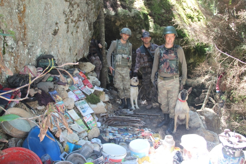 Giresun’da PKK sığınağı imha edildi