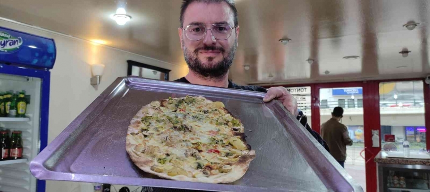 Bursa'da vegan lahmacun