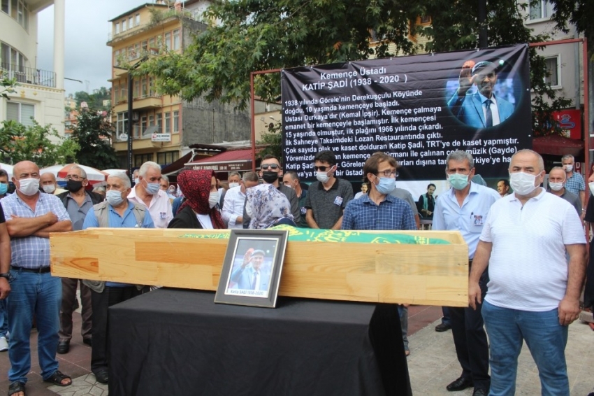 Kemençe üstadı Katip Şadi son yolculuğuna uğurlandı