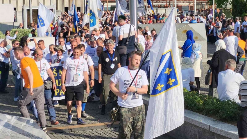 Bosna Hersek’te Barış Yürüyüşü sona erdi