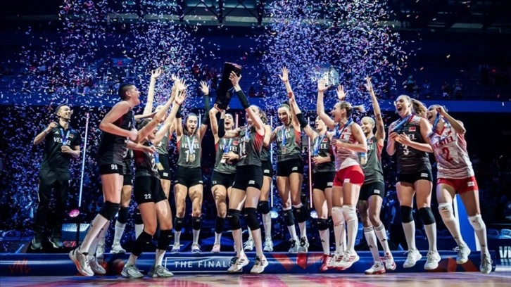 A Milli Kadın Voleybol Takımı, Milletler Ligi'nde şampiyon oldu