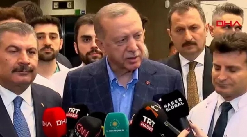 Erdoğan'dan yaralı madencilere ziyaret