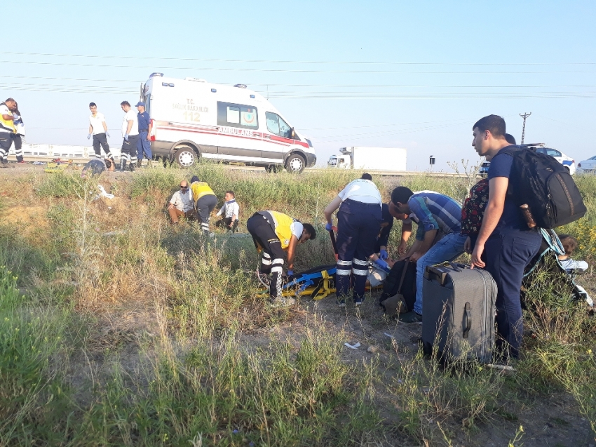 Ankara’da otobüs kazası: 15 yaralı