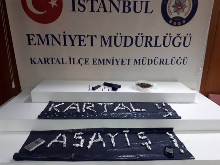 Kartal’da ‘torbacı’ suçüstü yakalandı