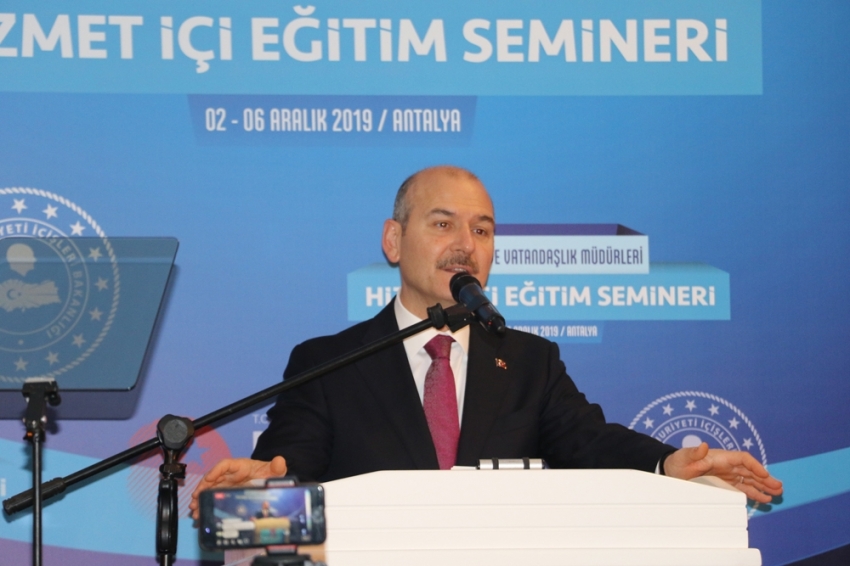 Bakan Soylu: 