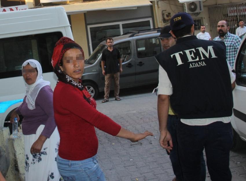 Teröristin ablası ve annesinden basın mensuplarına saldırı