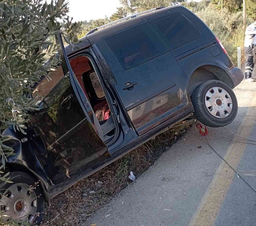 Trafik kazasında 1 kişi yaralandı