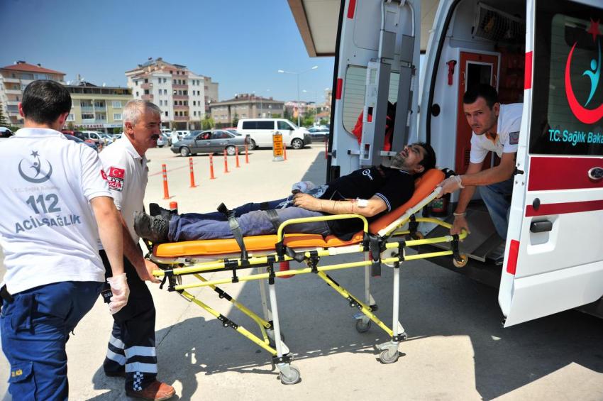 Bursa'da iş kazası!