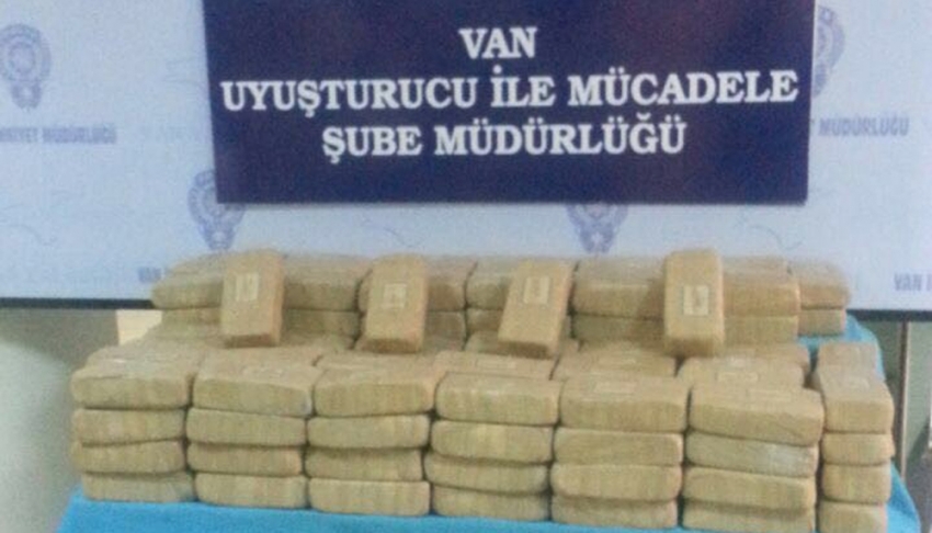 Van’da 122 kilo uyuşturucu ele geçirildi