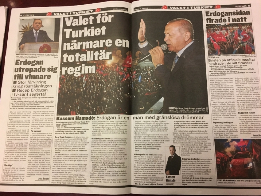 İsveç’te gündem Cumhurbaşkanı Erdoğan’ın zaferiydi