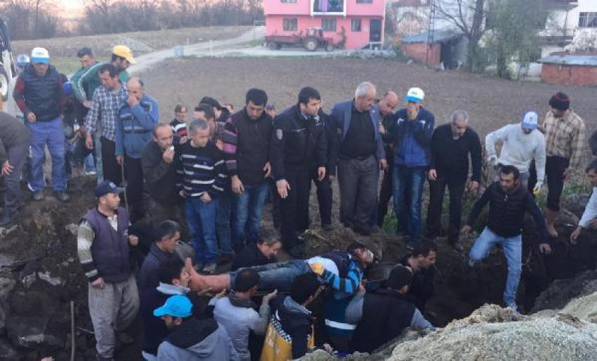 Bursa'da kanalizasyon çalışmasında göçük altında kalan 2 işçi öldü