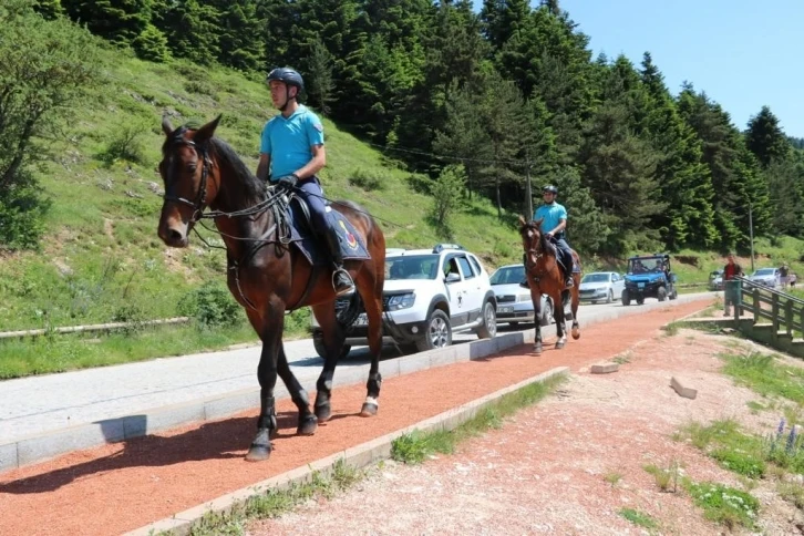 Abant’ta atlı jandarma timi görev yapacak
