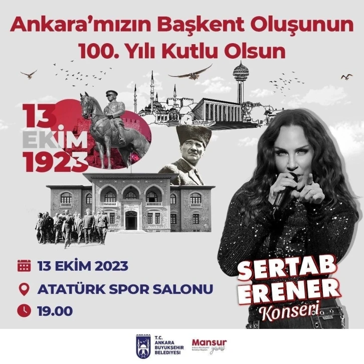 ABB, Ankara’nın başkent oluşunu konserle kutlayacak
